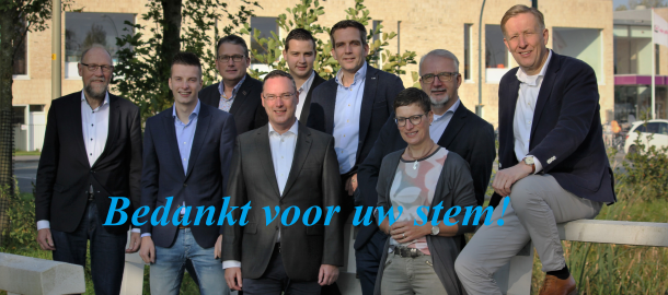 Bedankt voor uw stem